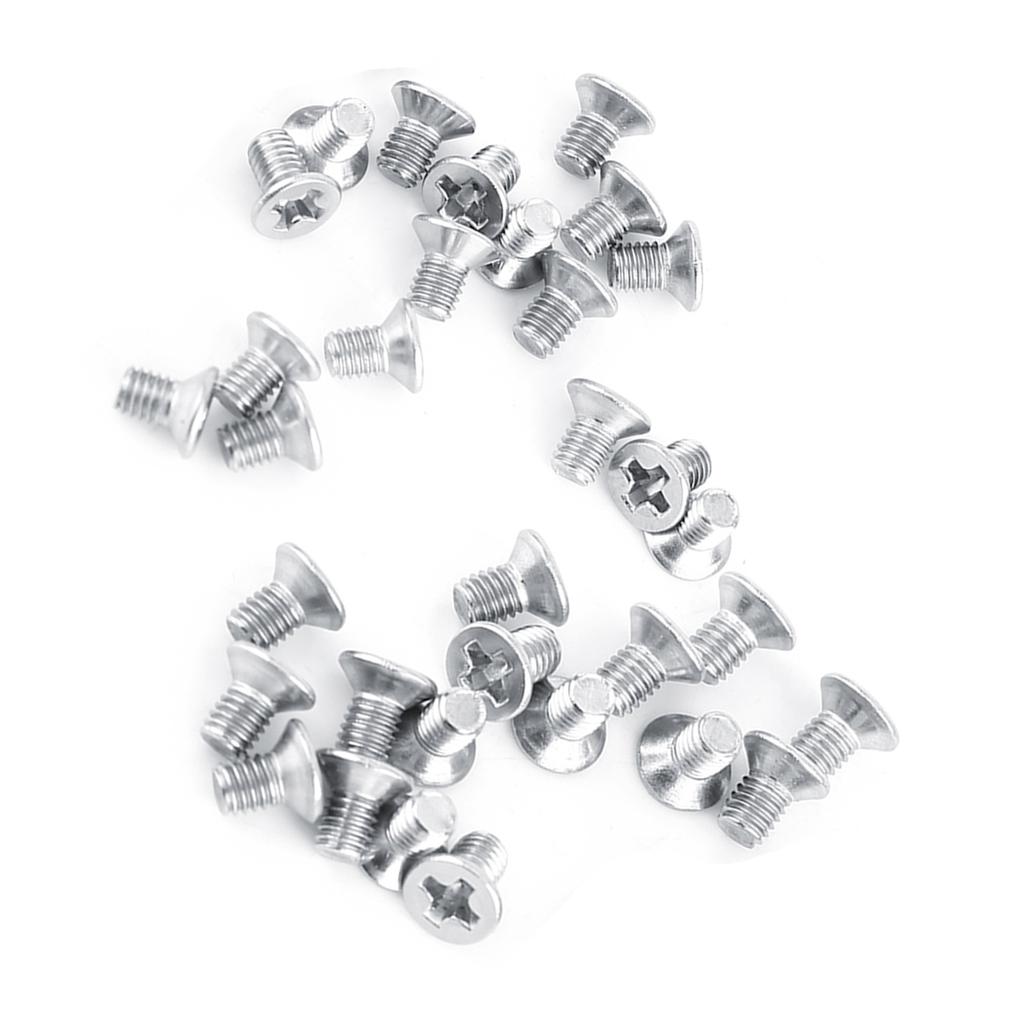 100pcs Bag Flat Head SS304 Machine Countersunk Screw Fastener Repair Tool Accessory M3*4