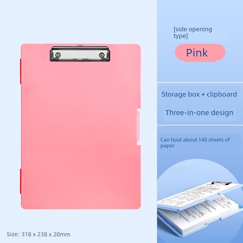 

Plate Holder Writing Only for Pupils Plastic Storage Box 1 [Sakura Pink] Side Opening