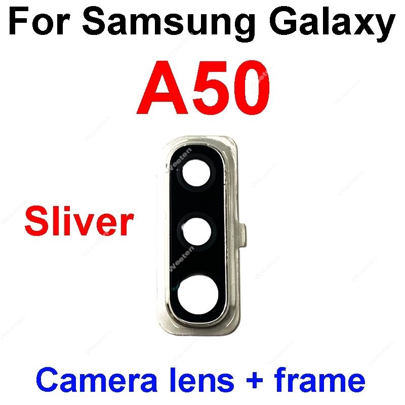 Camera Lens Frame Use For Samsung Galaxy A50 A70 A80 SM-A505F SM-A705F SM-A805F WEETEN Rear Back Camera Glass Lens Holder Parts