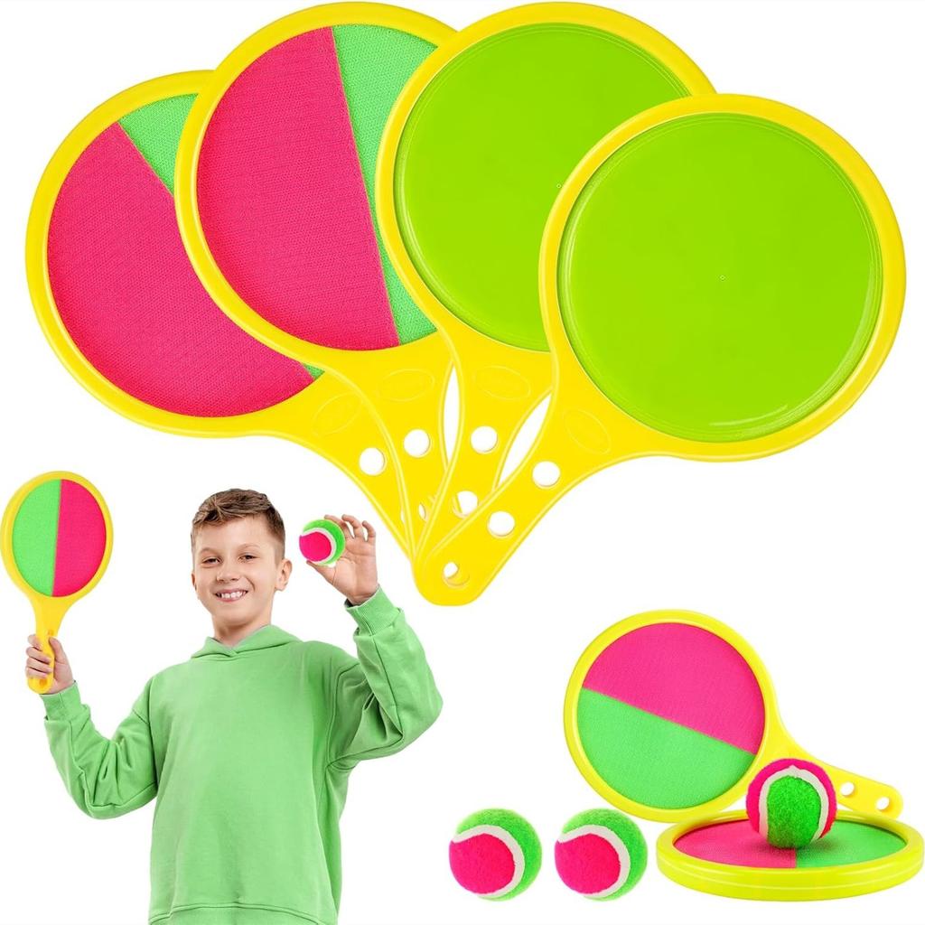 Verbessertes Wurf- und Fangball-Set - Ball- und Fang-Strandspiele Poolspielzeug Garten-Spiele für draußen Familien Kinder Jungen Mädchen Geschenk