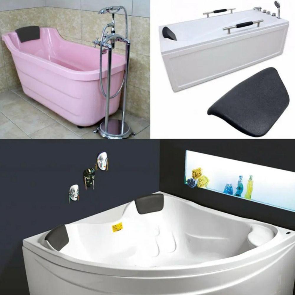 Non-Slip Bath Cushion PU Bath Headrest SPA Bath Pillow Spa Bath Tub Pillow  Home
