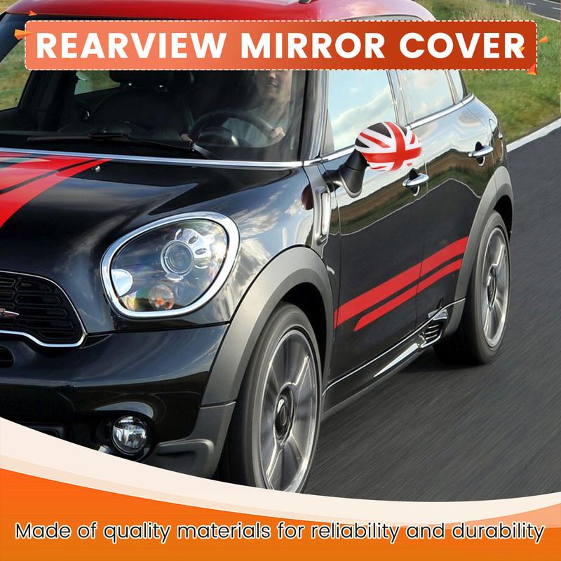 ABLZ-For BMW Mini Cooper R50 R52 R53 RHD Rearview Mirror Reversing Mirror Cover Shell Decoration Auto Parts