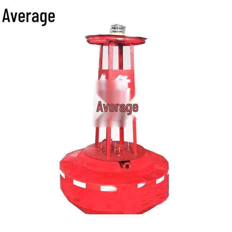 Waterway Warning Buoy with Steel Frame and Light