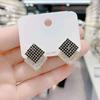 Fashion Geometric Bow Flower Pearl Earrings Women'S Premium Versatile Small Fragrant Wind Earrings