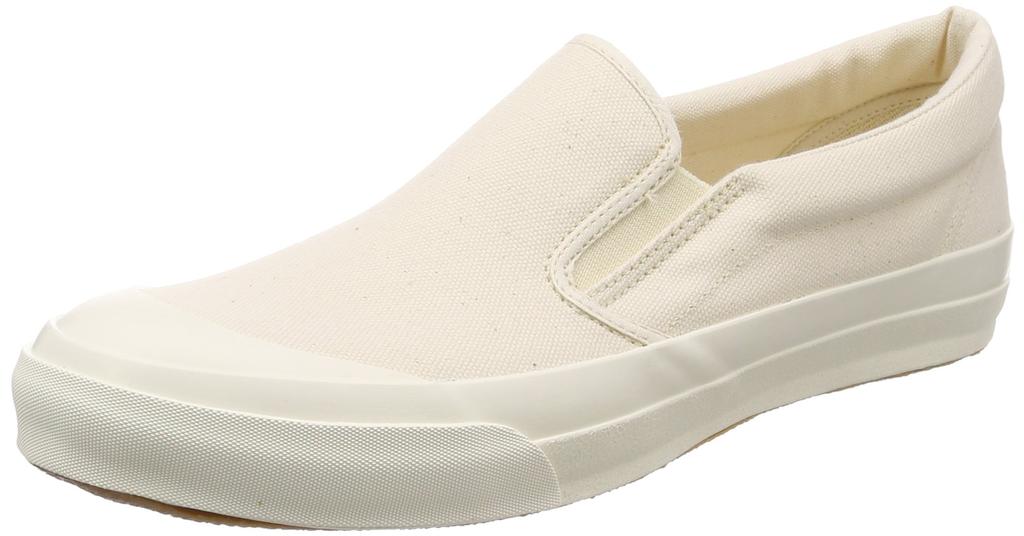 Moonstar Lifestyle ARCSIDEGOA Natural Canvas Made in 2E Sneakers, Japan, Vulcanized, 22cm,