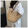 New Shoulder Woven Bag Women's Commuter Tote Bag Large-capacity Vacation Beach Bag Women's Bag