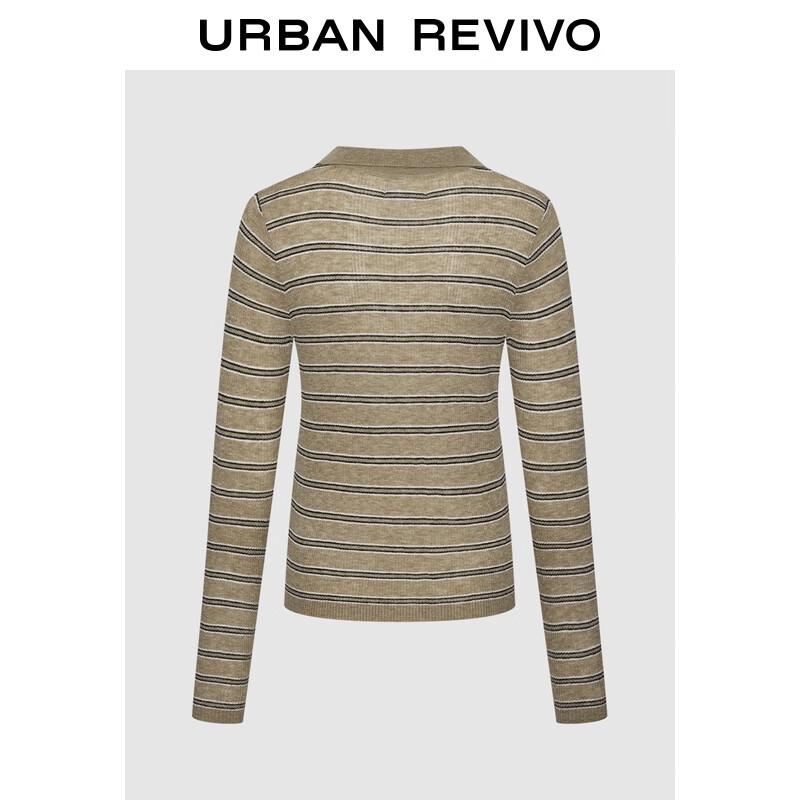UR Women's Contrast Stripe Knit Sweater