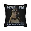 Federa per Cuscino Meme Scimmia Pensierosa Morbido Poliestere Copricuscino Copertina Cuscino Regalo per la Casa con Cerniera 18''
