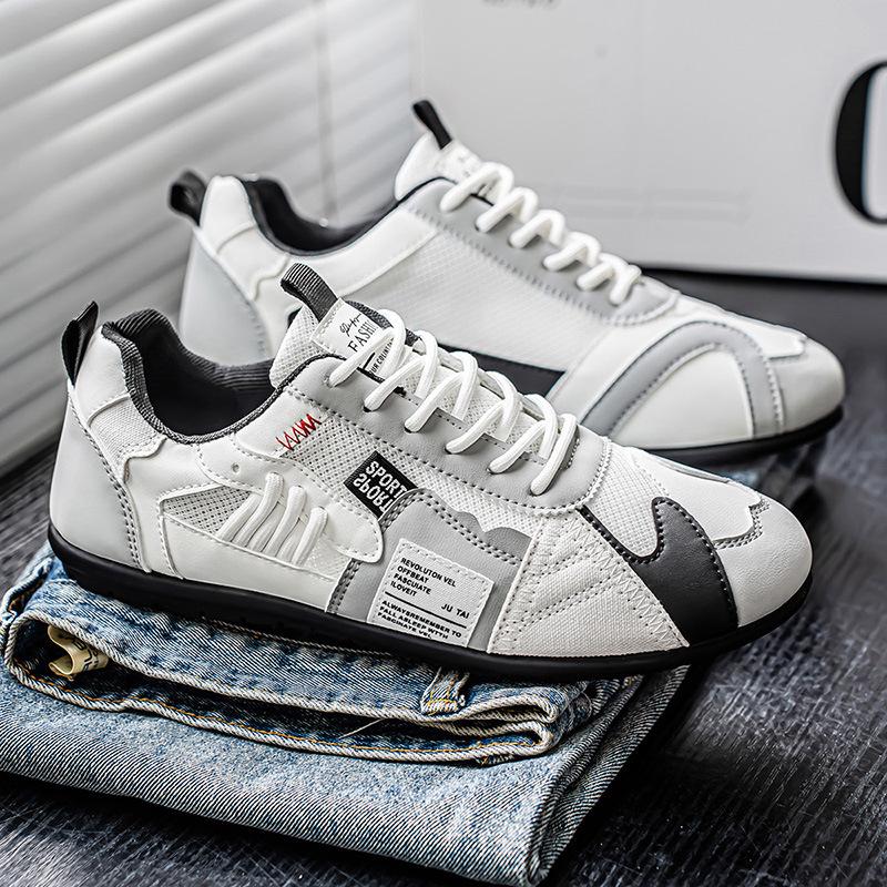 Herrenschuhe Sommer atmungsaktiv Mode Sport und Freizeit Forrest Gump weiße Schuhe weiche Sohle leicht Doudou Schuhe Farbabstimmung Deutsches Training