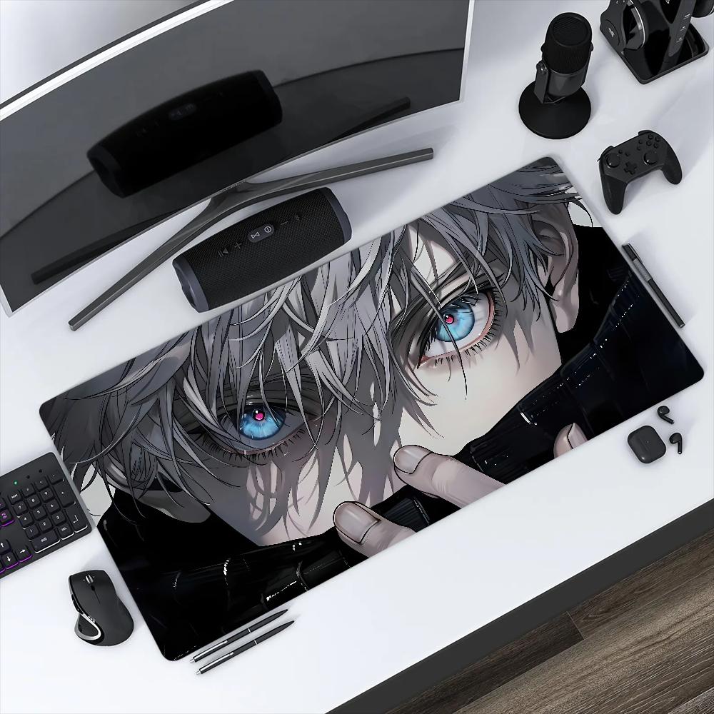 J-Jujutsu K-Kaisen Cooles Mauspad Rutschfest Verdickt Groß Schreibfläche Festkanten Büro Student Gaming Kissen MausPad
