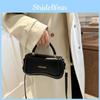 Popular Simple Versatile Handbag For Women 2023 Winter Street Style Small Shoulder Crossbody Bag