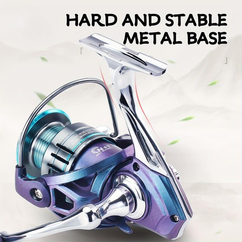 Smooth Seamless Colorful Spinning Fishing Reel High Speed Ratio Light and Durable for Both Hands Use Fresh and Salt Water Fishing Tackle Gifts