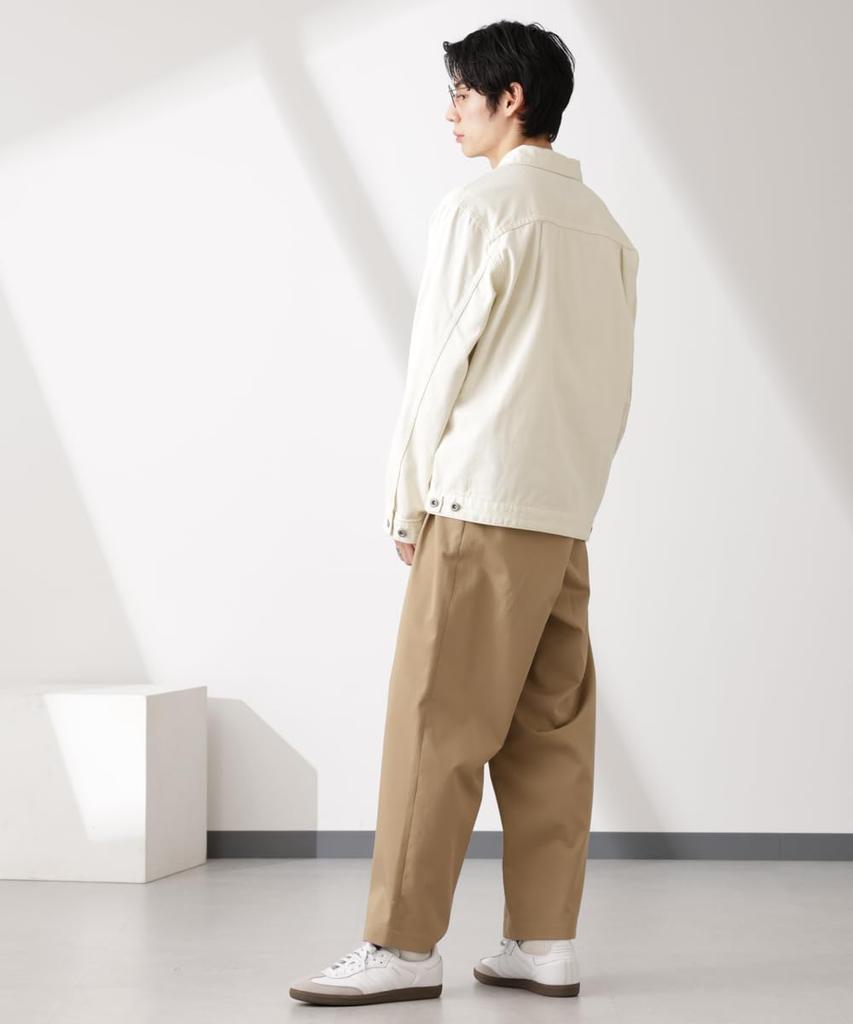 Nano Universe Denim Size Men's Blouson, M, 034, Ecru, 672-5112206