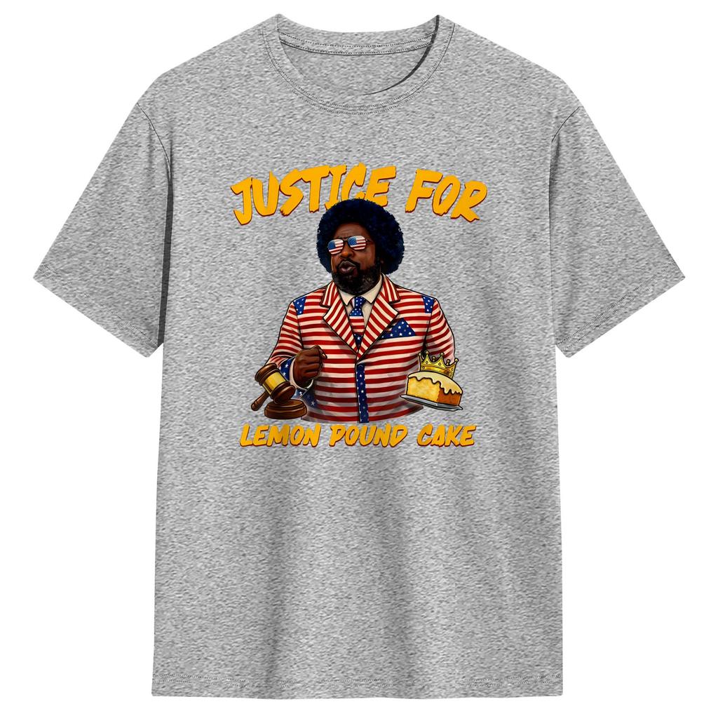 Divertente T-shirt Afroman Lemon Pound Cake da Uomo Girocollo 100% Cotone Manica Corta Nuovi Arrivi Top