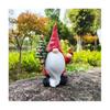 Gnome Holding Christmas Tree Ornaments Garden Microlandscape Decor Resin Crafts Santa Claus Statue Christmas Home Decoration