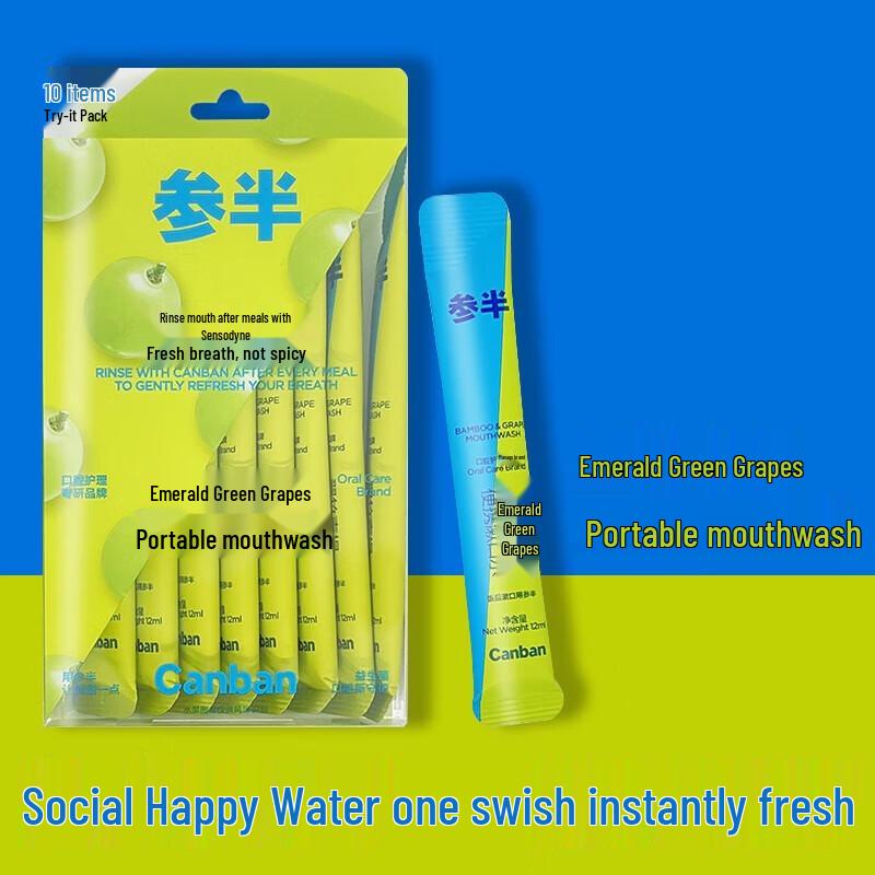 

Canban Portable Probiotic Mouthwash Sachets