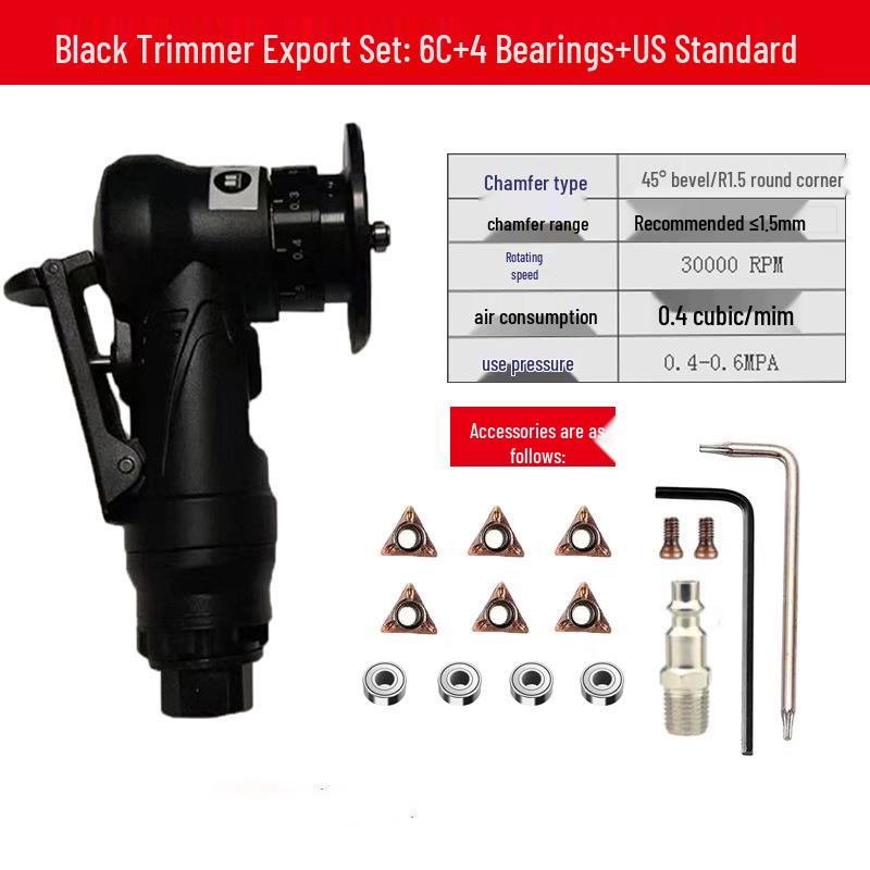 Handheld 45° Pneumatic Chamfering Machine for Metal Deburring