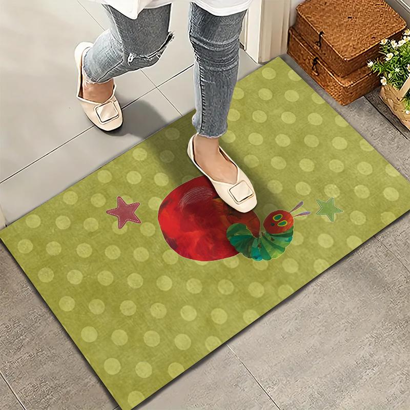 Very Hungry Caterpillar Carpet Rug for Living Room Bedroom Home Sofa Decoration,Kids play Nonslip Floor Mat