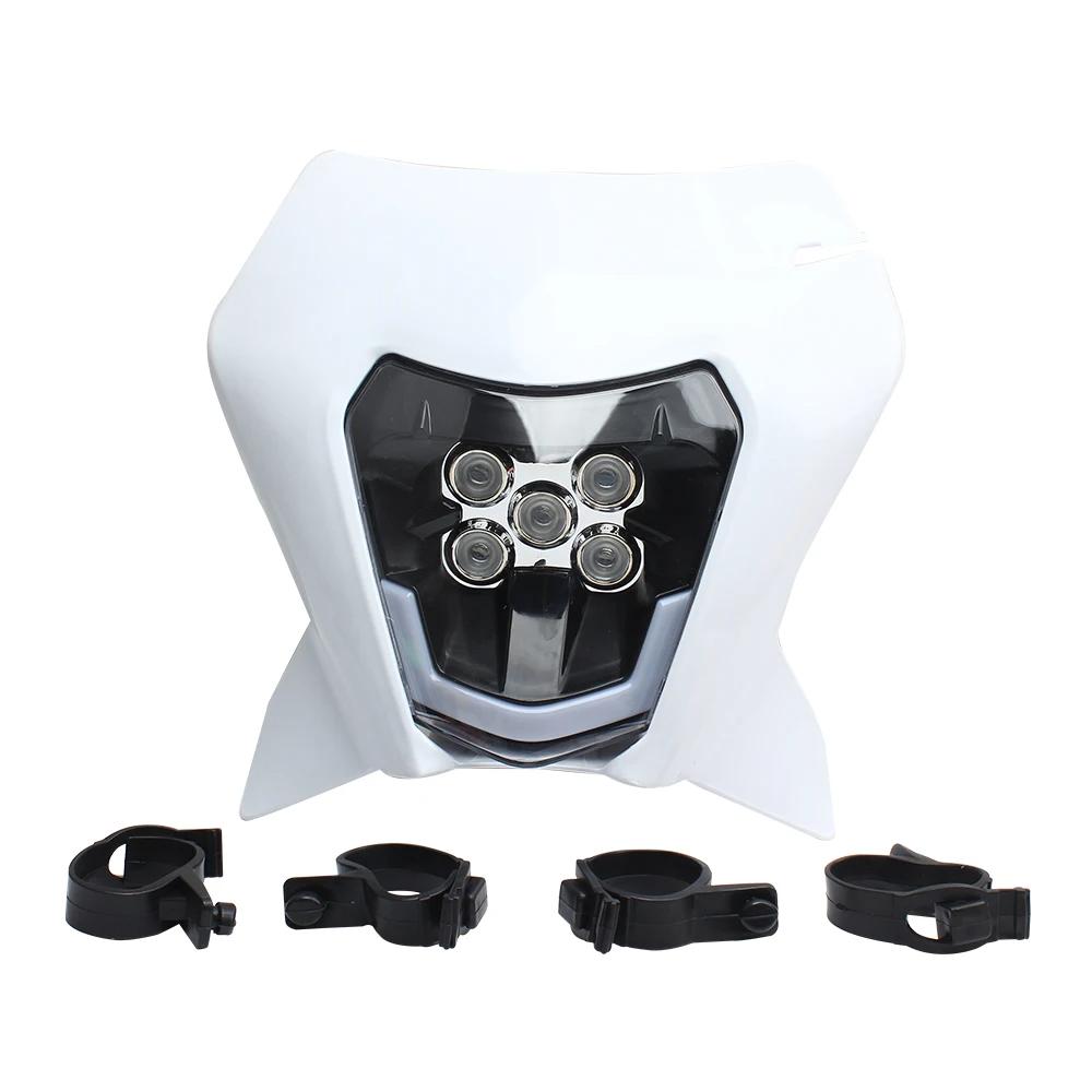 For KTM EXC 300 Motorcycle LED Headlight XC SX XC-W 125 250 350 450 530 2018-    Dirt Bike Motocross Modified