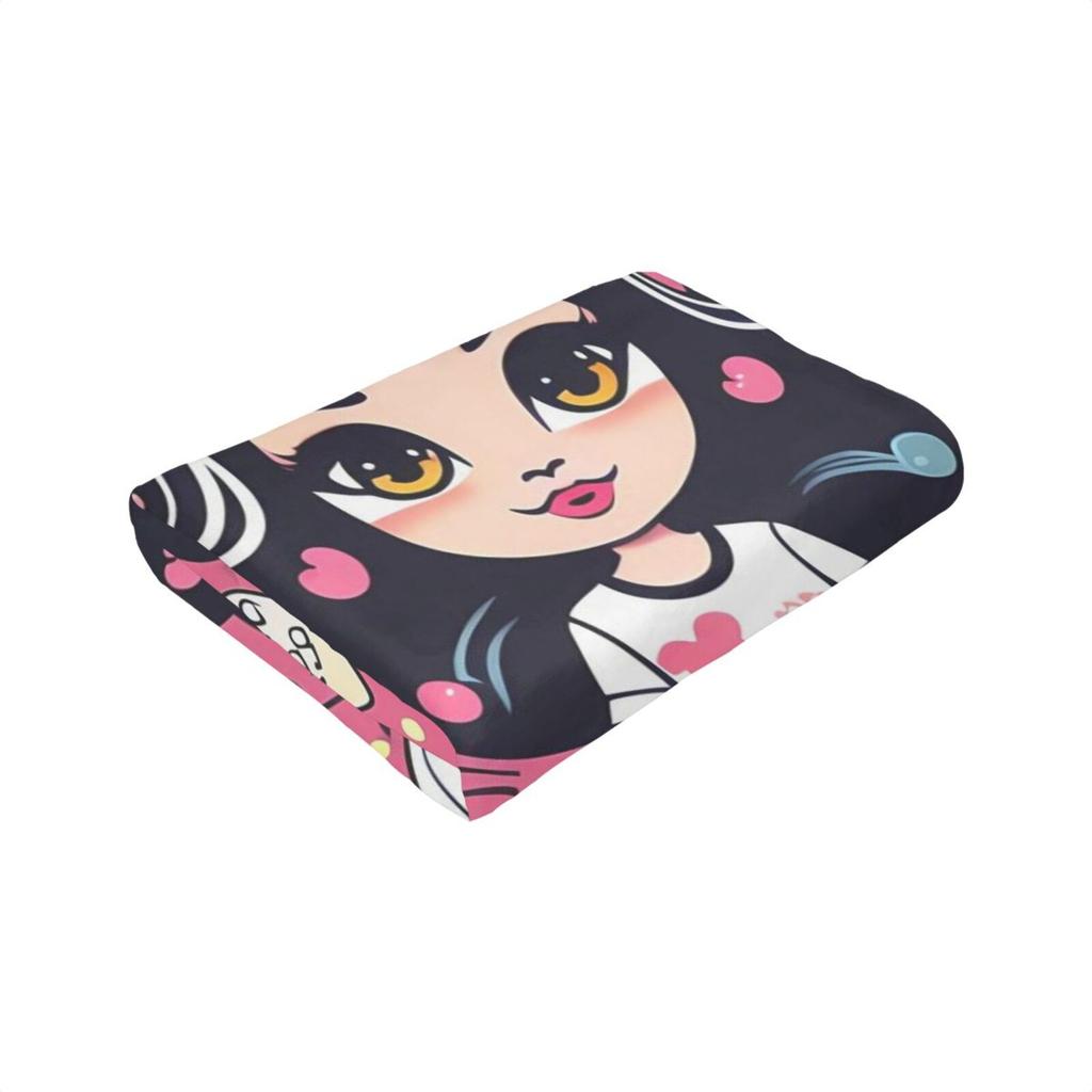 Bunny GirlSherpa Blanket Warm Blankets for Sunmer Super Soft Fuzzy Flannel  Like Reversible Velvet Plush Couch Blanket Lightweight
