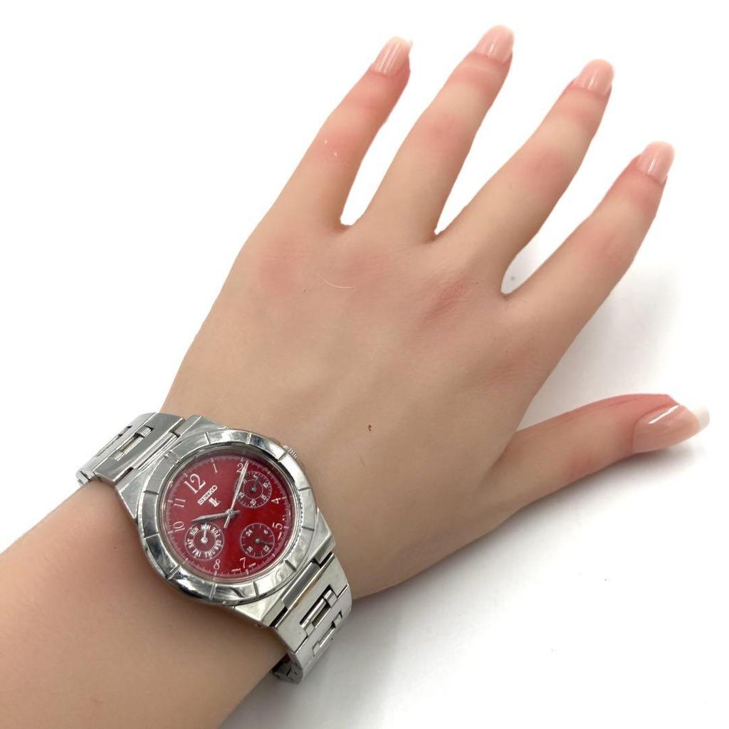 [USED] Working Seiko Rukia QZ Chronograph Watch 5Y89-0B30