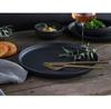 CreaTable Uno Black Dinnerware Set, 16 Pcs. (22978)