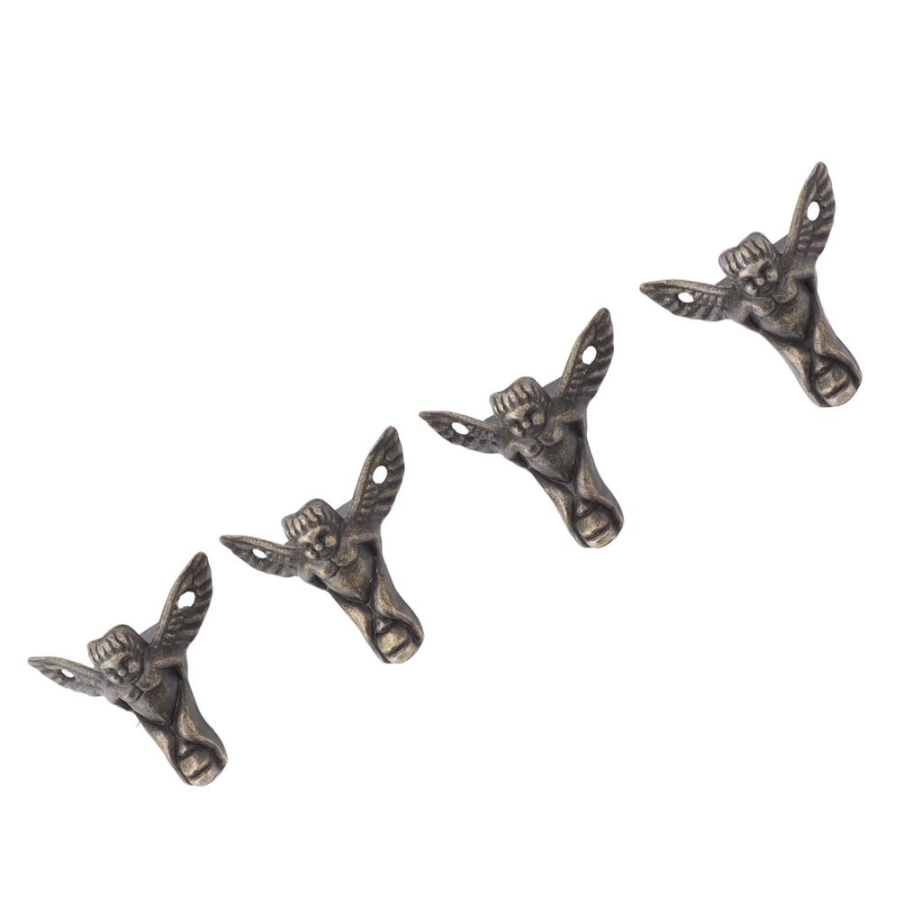 20 STÜCKE Metallboxfüße Zinklegierung Feine Details Schmuckkästchen Beschläge Füße für Holzkiste Schmuckkästchen