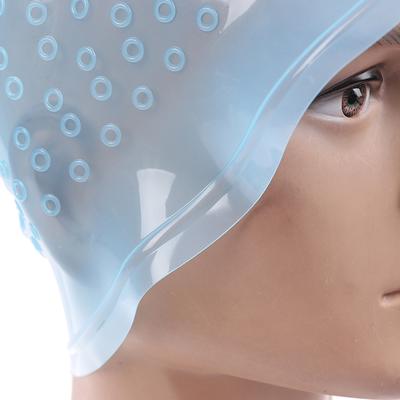 Gorro de silicona para teñir el cabello + aguja con gancho Gorro para teñir el cabello con tinte para resaltar