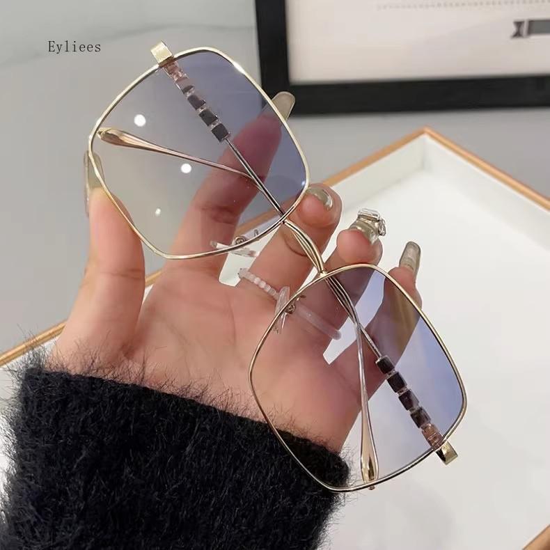 Big Frame Square Sunglasses Women Men Fashion Gradient Sun Glasses Ladies Designer Metal Eyewear Shades UV400 gafas de sol