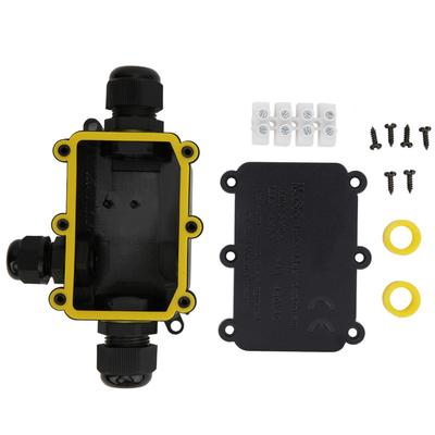 IP68-Anschlusskasten aus Kunststoff, 5 m, Unterwasser-Anschlussgehäuse für Elektronik, T100, 450 VAC, 24 A, UL94V?2