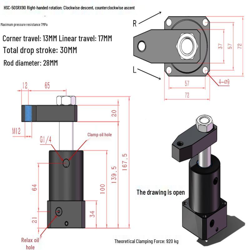 

Hydraulic Swing Clamp Cylinder