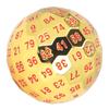 100 Sides Polyhedral Number Dice Metal 5cm Diameter Easy to Read with Velvet Bag for Over 14 Years Old