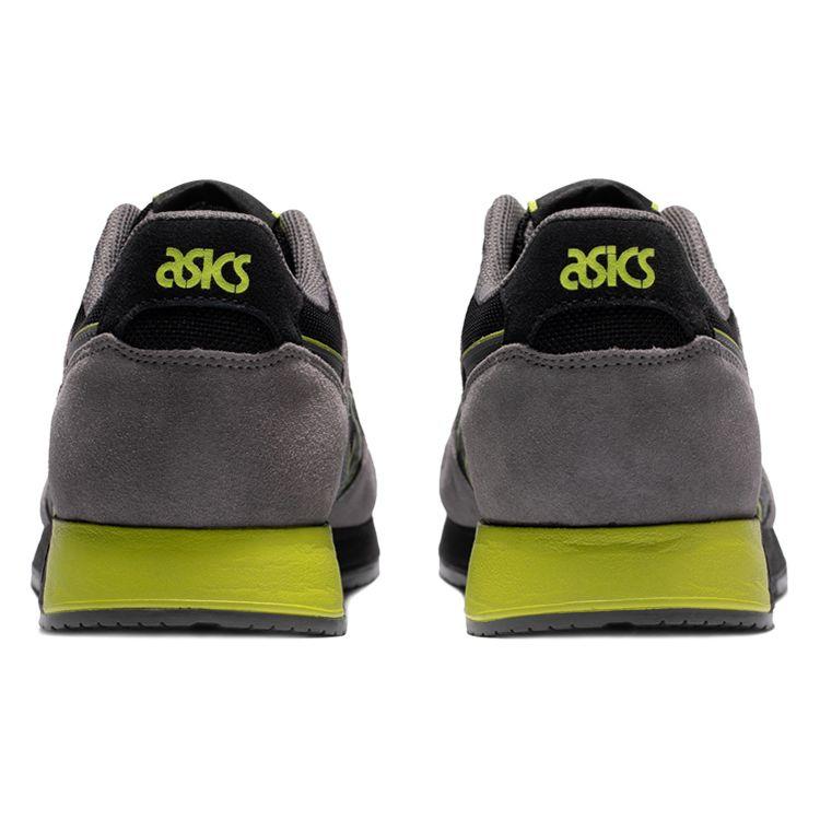 Asics Lyte Classic Fabric Cow Split Leather Comfortable Sports Low Top Lifestyle Shoes Unisex Sneaker Black Gray 1203A168-002