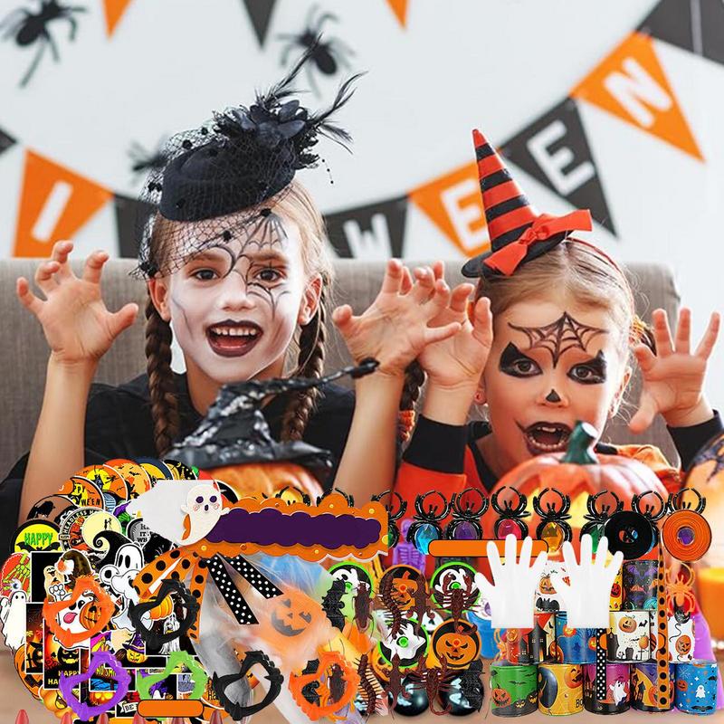 Halloween Party Favors Silicone Halloween Tiny Toys Goody Bag Fillers 223 Pieces Halloween Treat Prizes Halloween Party Bags For