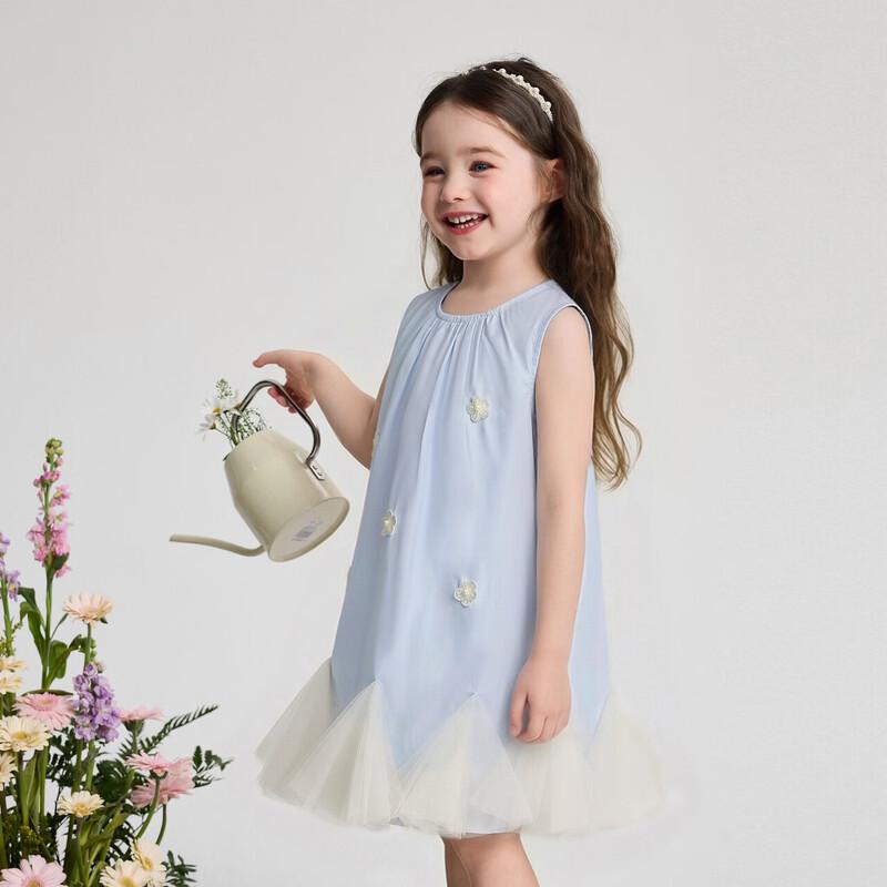 Deesha Girls' Summer Sleeveless A-Line Princess Dress