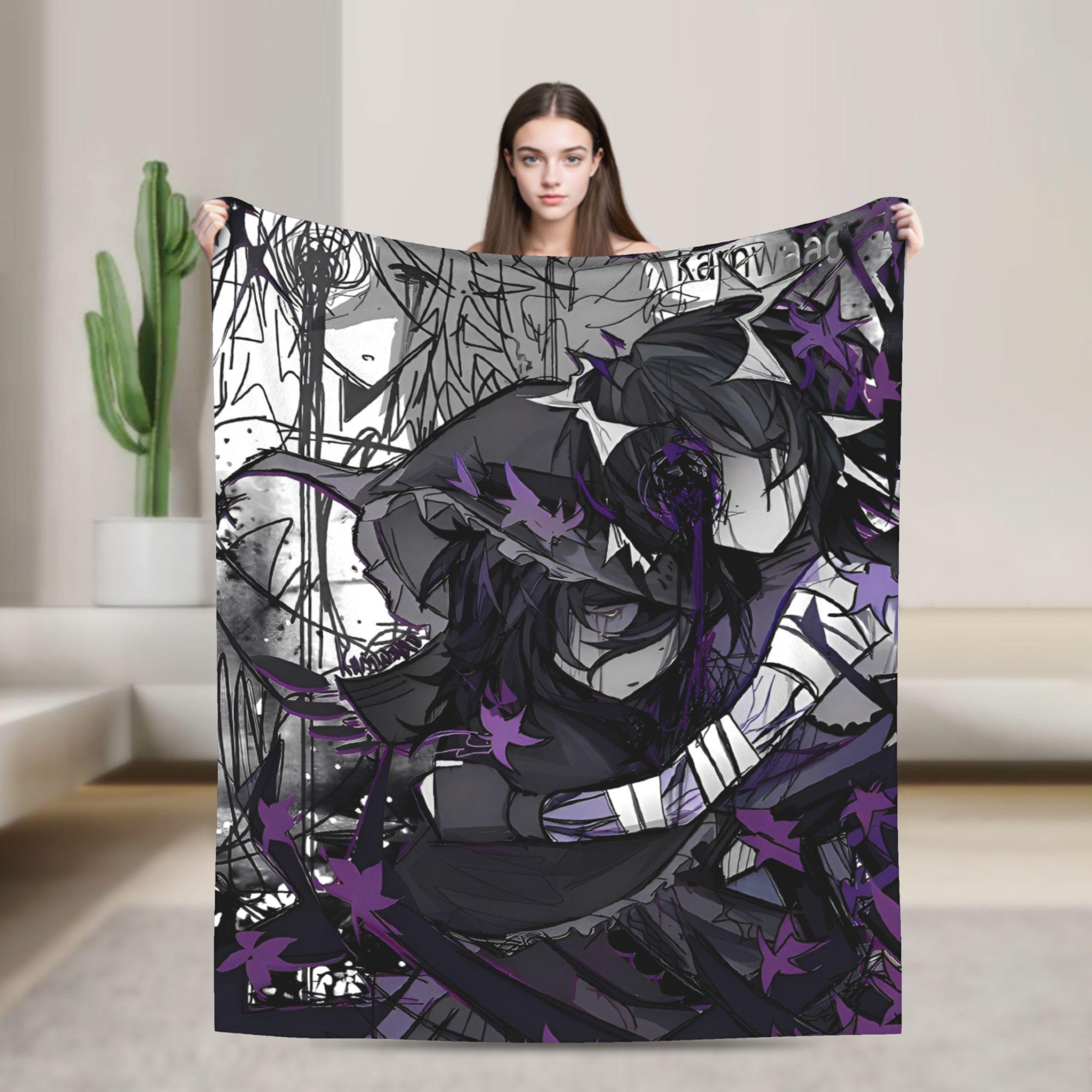 

Anime Azuretime Warm Blanket Travel Office Plush Bedding Throws Aesthetic Living Room Flannel Bedspread Sofa Bed Cover 75x90cm