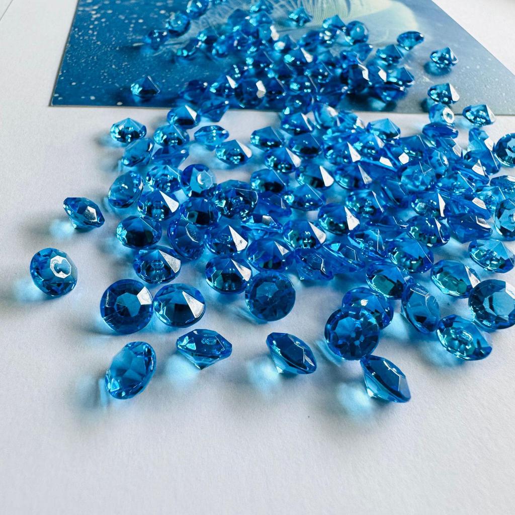 8mm Colorful Transparent Rhinestone Decorations for Weddings, Nail Art, and DIY Accessories