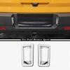 For - Ford Bronco Sport Chrome Rear License Plate Lamp Decor Cover Trim