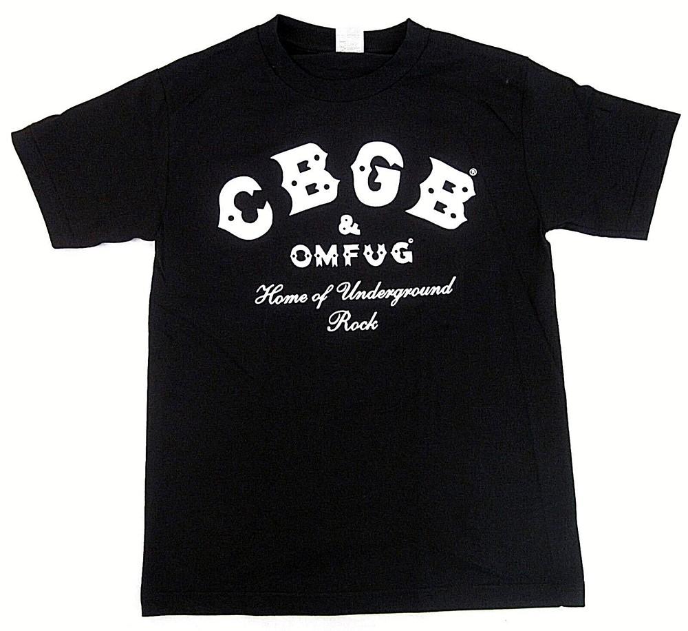 CBGB OMFUG T-shirt Punk Rock CBs Underground Tee Adult Men s Black New Unisex T-Shirt L