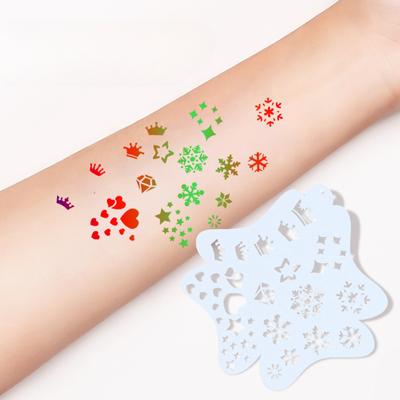 Bellissimi stencil divertenti animali fiocco di neve farfalla modello modelli di pittura colorati stencil graffiti per bambini