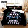 New Game Controller Duvet Cover Gamepad Bedding Set Kids Boys Teens Gifts Bedroom Decoration Video Game Duvet Cover For Youth