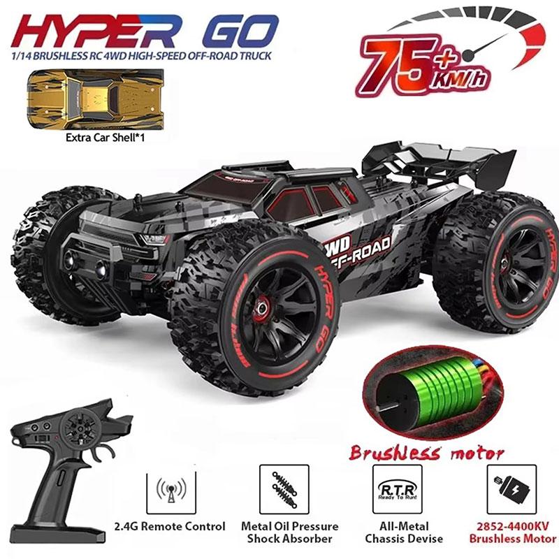 

1/14 MJX 14210 HYPER GO Радіокерована машина Безщіткова Високошвидкісна Модель RC Автомобіля 2.4G 4WD Високошвидкісний Позашляховик Пульт Дистанційного Керування Дрифт Монстр-Трак