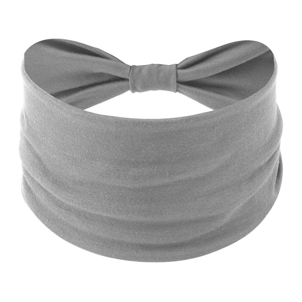 Cross-Border Women's Cotton Yoga Headband - Elastic, Sweat-Absorbing, Fashionable