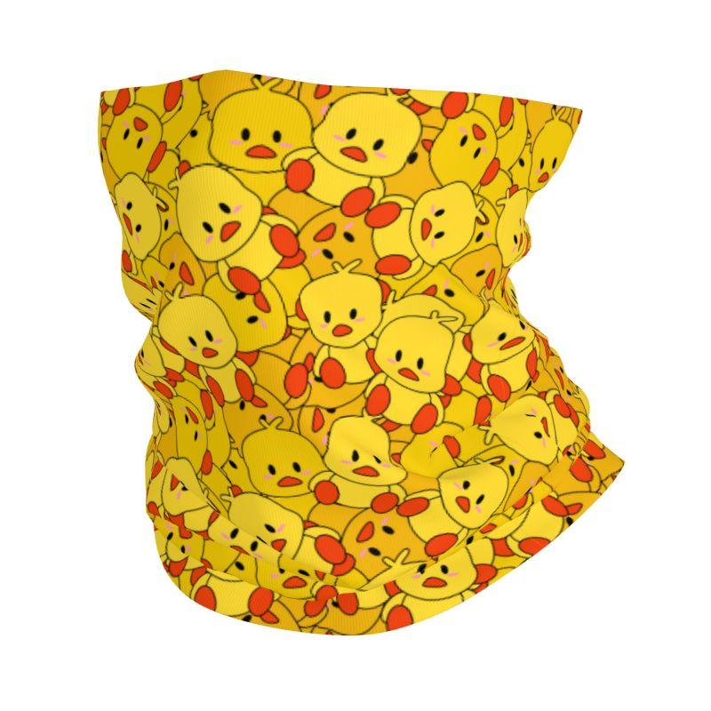 Rubber Cartoon Ducks Bandana Neck Warmer Unisex Hiking Camping Tube Mask Scarf Cute Yellow Ducks Motorcycle Gaiter Face Cover
