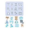 Handmade Resin Jewelry Making Molds Constellations Shape Silicone Pendant Molds Suitable for Necklaces and Earrings