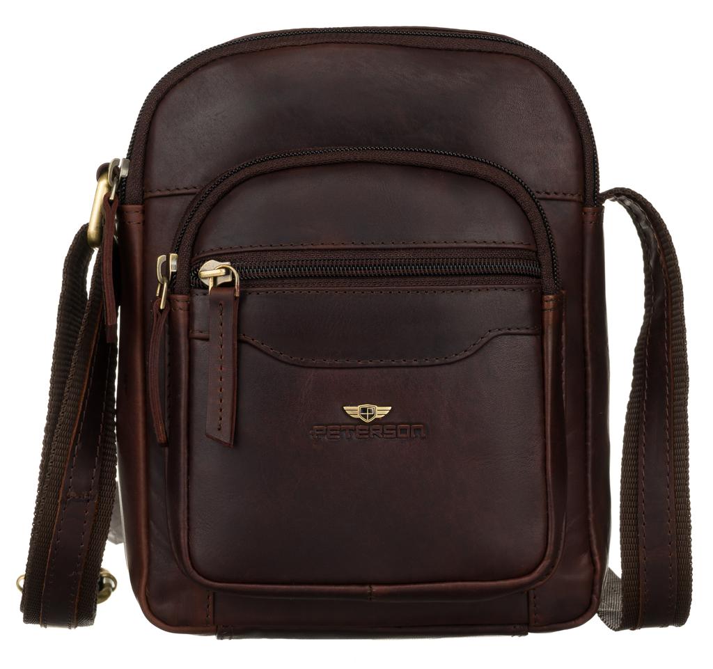 PTN M23E-OPU-6767 Brown Leather Bag