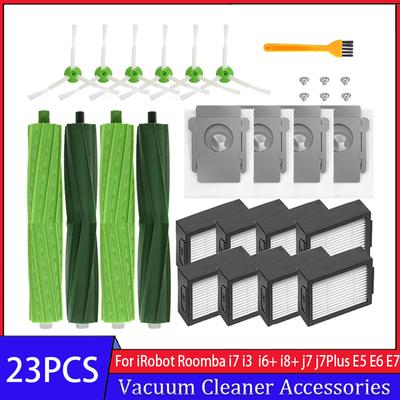 Main Side Brush Hepa Filter Dust Bag for iRobot Roomba J7 j7Plus I3(3150) I3+(3550) I4 I6 I7(7150) I8 i8+E5 E6 E7 Robot Vacuum