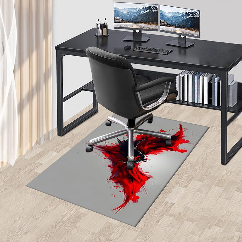 

Batman Beyond,Red Cape Office Carpet Chair Mats, Home Decor Dormitory Floor Protector With Anti-Skid Backing, Large Area Coverage, Christmas 60cm by 90cm