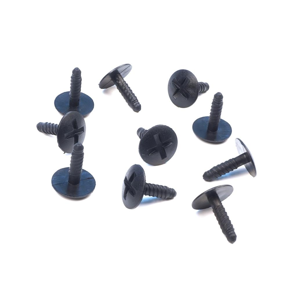 ECF41 10 Pieces Headlight Screw In Retainer Black for VW 7H0915450