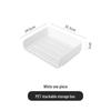 Desktop Document Storage Box - White (2-Pack)